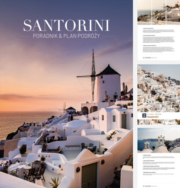 e-book Santorini poradnik plan podrozy